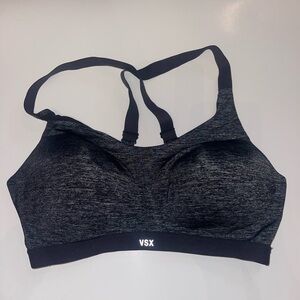 Victoria’s Secret VSX Sport Black and Gray Athletic Sports Bra 36D